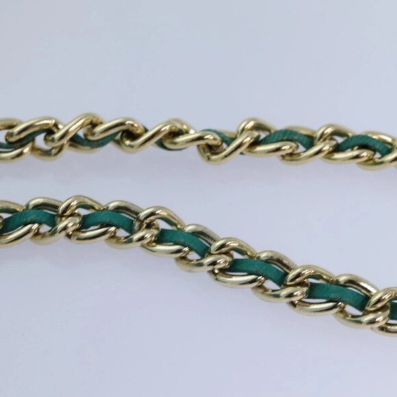 PRADA Chain Shoulder Bag Nylon Blue Auth ar12043 - Picture 9 of 16